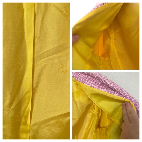 ESCADA multicolored WOOL Boucle blazer jacket - sz 38 - lined - designer - - Picture 8 of 12